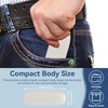 Office Stapler Made of Metal, Ergonomic Design with Refill Indicator,