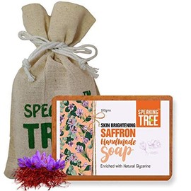 Speaking Tree Skin Brightening Saffron Handmade Soap - 100 gms
