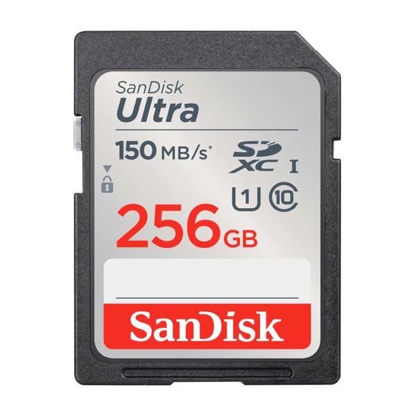 SanDisk Ultra SDSDUNC-256G-GH3NN SD Card 256GB SDXC Class 10 UHS-I
