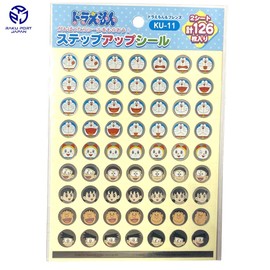 SHOWA NOTES Step Up Sticker, Doraemon & Friends KU-11 Reward, Present, Sticker, RPJ Set