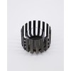 House Doctor 205345003 Tea Light Holder, Bars, Black, Height: 7.5