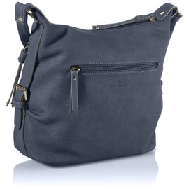 TOM TAILOR Caia Damen Umhängetasche Crossbody Bag Mittelgroß Blau