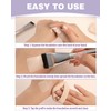 KEMUZ 3Pcs Ultra Thin Foundation Pinsel, Foundation Kosmetikpinsel, Foundation Pinsel
