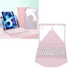 Vertical Keyboard Case Multi Angle Magnetic Clear Back Cover Detachable