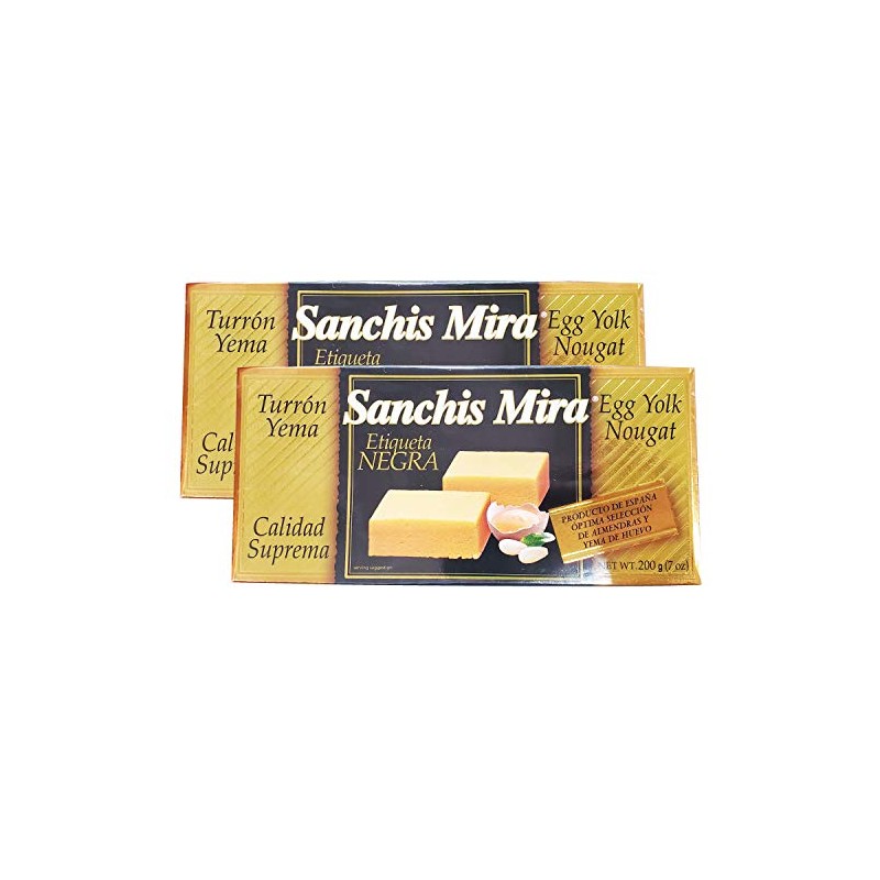 Sanchis Mira Nougat 2 Packs (Egg Yolk Nougat)