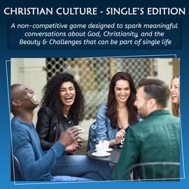 Kulture Games Christian Culture (Singles Edition) - Conversation Starters to Spark Meaningful Discussion Between Christian Singles - Christian Party Game - Thought Provoking Bible Discussion Cards