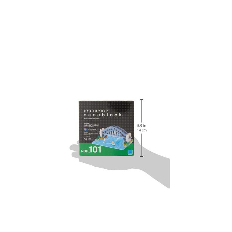 Nanoblock NAN-NBH101 Sydney Harbour Bridge, Multicolor