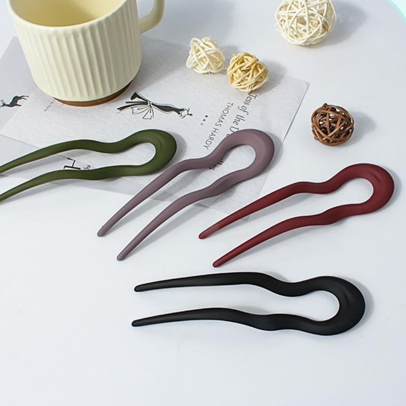 Nakanoya U-pin, Plastic, Resin, U-shaped Pin, U-shaped Comb, Hair Fork,
