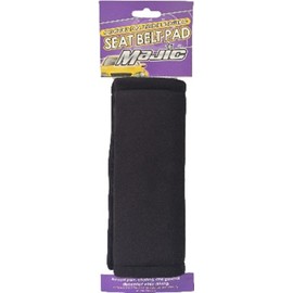 Majic Black Memory Foam Seat Belt Pad Universal Fit