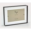 Tizo 5" X 7" Lucite Crystal Clear Photo Frame, Black
