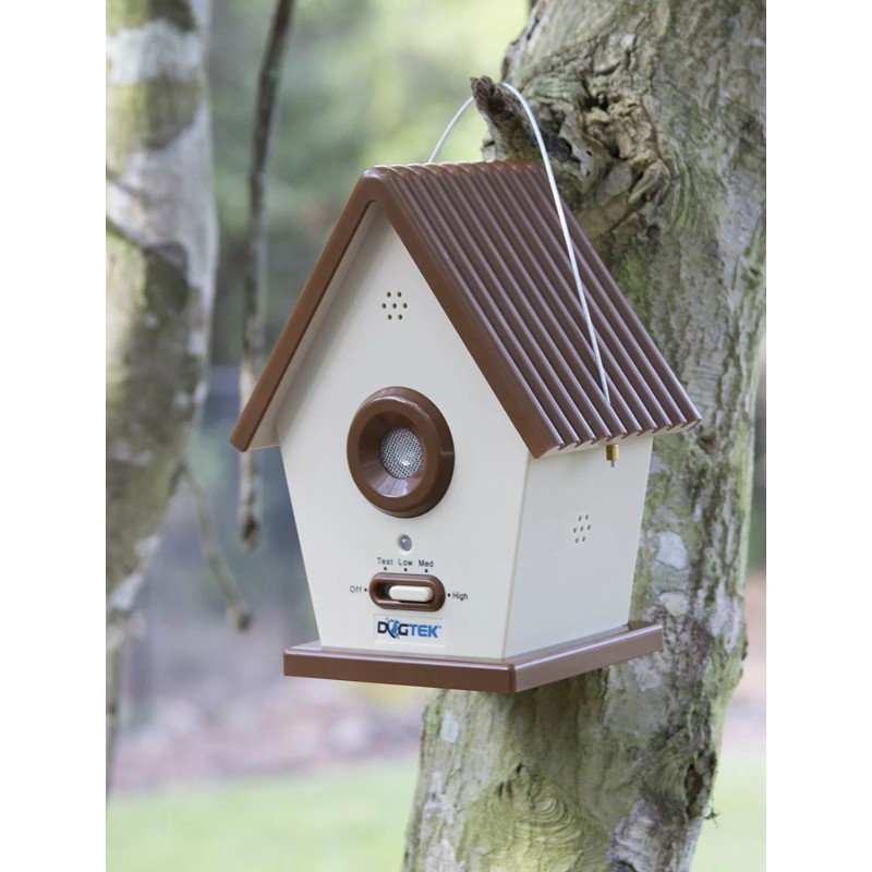 DOGTEK Sonic Bird House Bark Control Outdoor/Indoor
