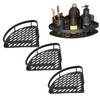 Triangular Shower Shelf Punch Free Rustproof Aluminum Shower Corner Shelf