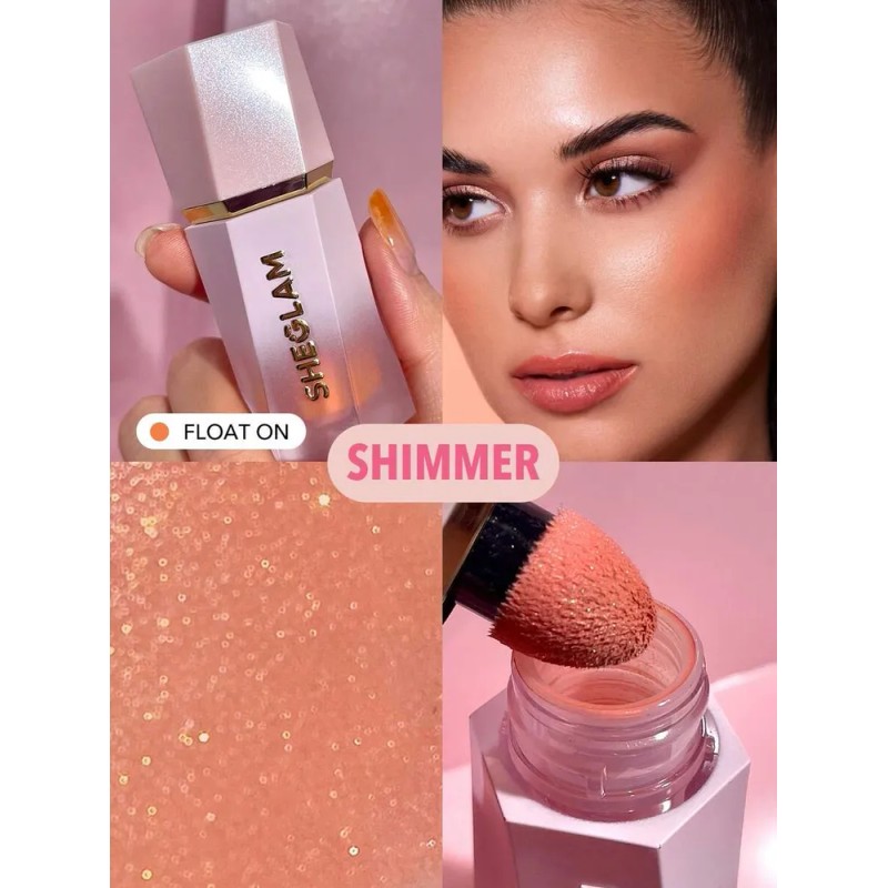 SHEGLAM Color Bloom Dayglow Rubor Líquido Brillante - Float On