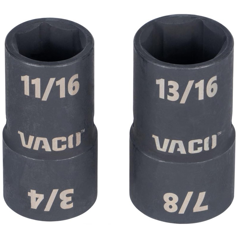 VACO VAC4100 10-Piece 2-in-1 Impact Flip Socket Set with Case,