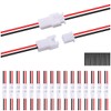 MKBKLLJY 18ペアJST XH 2.54ミリメートル2ピンオスとメスコネクタケーブルUL1007 22AWG 100ミリメートル赤黒のコネクタ線ケーブルと熱収縮チューブ小さなドローン電池端子ソケットLEDストリップライト用 RCカー トラック 飛行機 RC