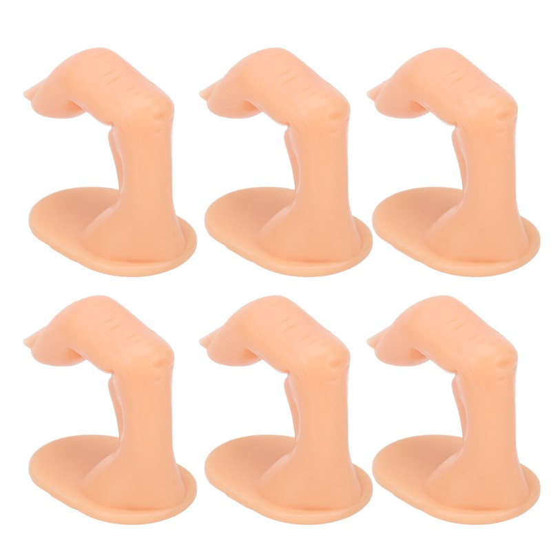 50pcs Nailed False Fingers Practice Fingers for Hand Nail Art