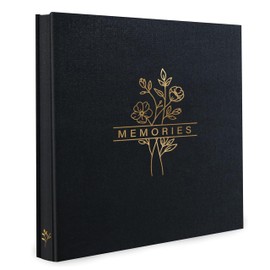 Holoary Photo Album 4x6 500 Photos, 500 Pockets Picture Album, Linen Fabric Cover Big Picture Book for Photos, 4x6 Photo Albums for Memories Family Weddings Travel(Black)