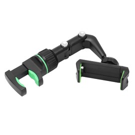 Adjustable Guitar Head Phone Holder Mount for Music Stand Teachers Green Black