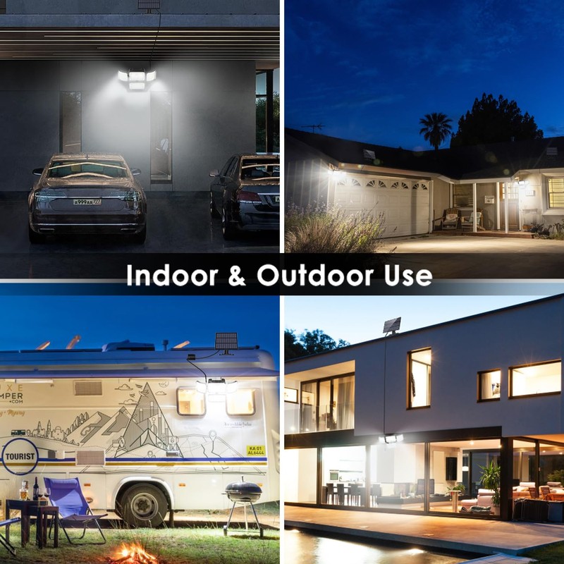 CLAONER Solar Outdoor Lights Motion Sensor 3500LM 288 LED Solar