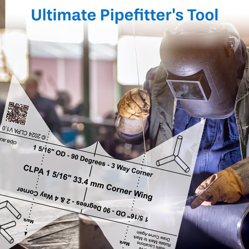 CLPA 2 3/8" Right Angle Corner Wing Master: Ultimate Pipefitter