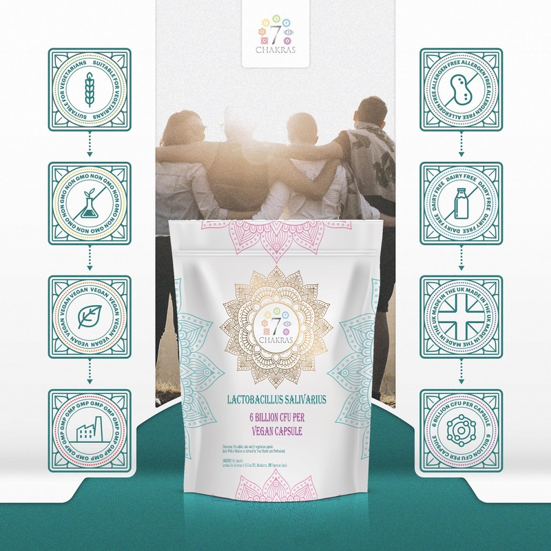 7C Lactobacillus Salivarius | 60 High Strength L Salivarius Capsules