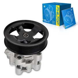 PHILTOP Power Steering Pump 215364, Fit for 2001-2007 Highlander 2.4L, Power Assist Pump with Pulley