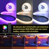 SUBOSI 5M WIFI COB RGB+WW Warm White LED Strip Light