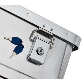 ALUTEC 31001 Cylinder Lock (with 2 Keys, Simultaneous Keying, Easy to Assemble, Lock Cylinder for Aluminium Boxes, Locking System)