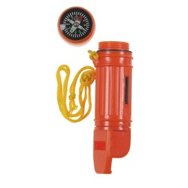 Fox Outdoor Notfallset 5 in 1 wasserdichte Box mit Umhaengeband