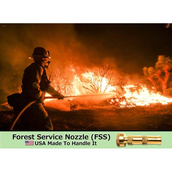 S&H Garden Hose Nozzle Heavy Duty Brass