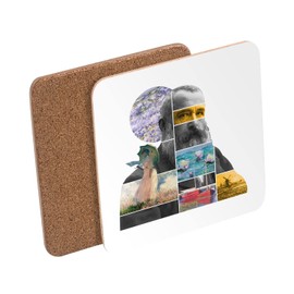 Cork Coasters - Claude Monet Collage Modern Art Artist Painting - Pack of 6 (95x95mm)