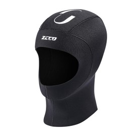 ZCCO Scuba Diving Hood 3mm/5mm Neoprene Wetsuit Hood Durable Stretchable Diving Cap,Surfing Thermal Hood for Snorkeling Kayaking Sailing Canoeing Water Sports (3mm, S)