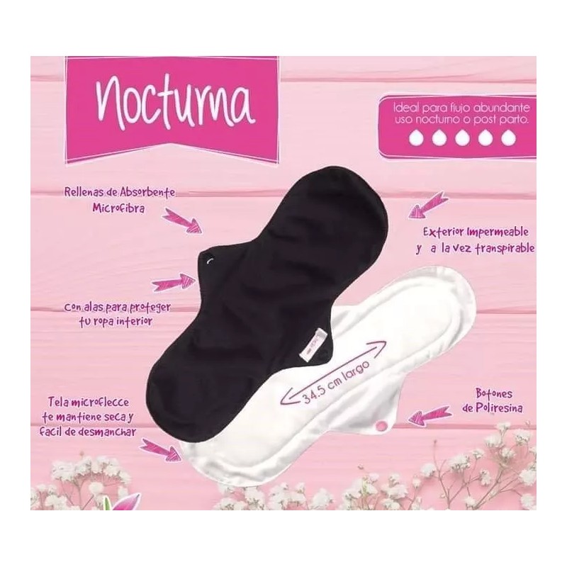 LUBELLA ECOPIPO Toalla Nocturna Lubella Ecopipo Hippie