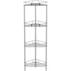 4 Tier Floor Standing Corner Shower Caddy Organizer Shelf with