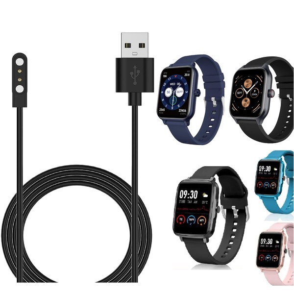 SMART R F1/F2/F5/R3/R4 Smart Watch Charging Cable Charger Cable Only 2pin 2.8mm