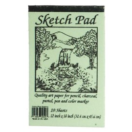 Melody Jane Dollhouse Sketch Pad Art Paper Miniature Modern Office School Study Accessories