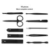 Manicure Set 10pcs Professional Nail Clippers Kit Pedicure Care Tools-Stainless