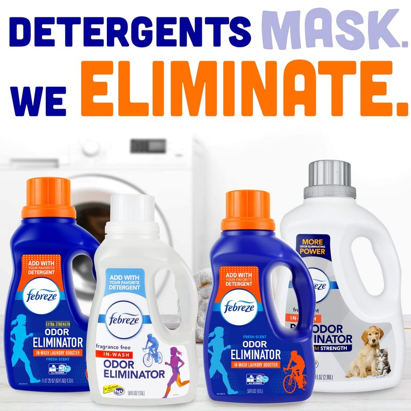 Febreze Laundry Detergent Additive for Pet Supplies, Maximum Strength In