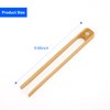 Wooden Tongs for Toaster Safe and Non-toxic Bamboo Food Clips