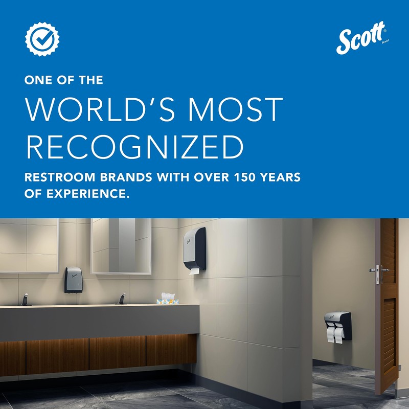 Scott Professional Coreless Standard Roll Toilet Paper Dispenser (09604), Black,