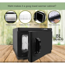 Hot Towel Warmer, Professional Towel Warmer, Hot Towel Cabinet with 8L Capacity, Professional Towel Warmer Cabinet for Facial Towels, Middle Towel Warmer for Salon and SPA Use