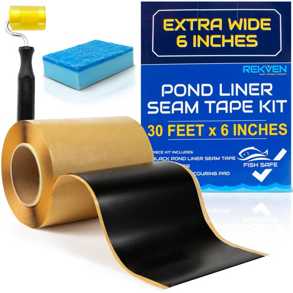 Pond Liner Seam Tape Kit - 30 Feet x 6