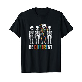 Be different Geschenk – Lustiges Dabbing Skelett T-Shirt