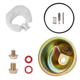 Carburetor Float Bowl Gasket Kit Compatible with Hon da GX240 GX270 GX340 GX390, Needle Gasket Float Bowl Seal Pin Washer Carburetor Repair Kit Replaces 16015-ZE8-005 16011-ZA0-931