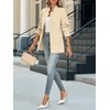 Cicy Bell Womens Business Casual Blazer Long Sleeve Open Front