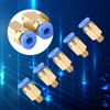 Pneumatic Connector Fitting, Pneumatic Connector, Durable PC4-M6 Pneumatic Joint Nylon