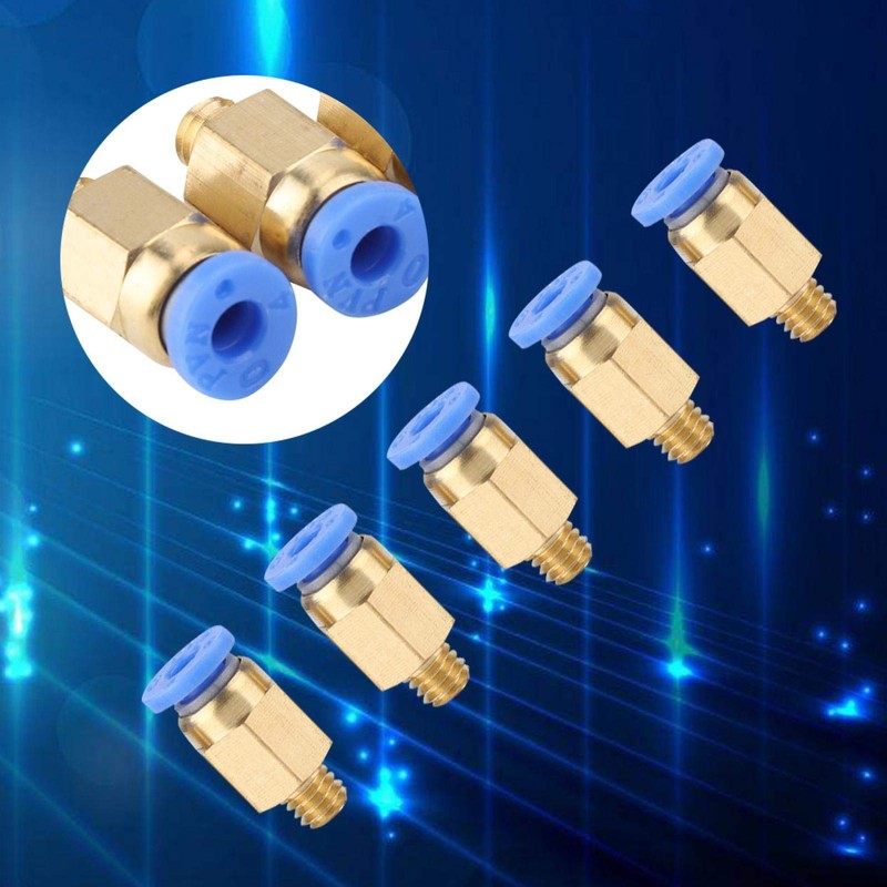 Pneumatic Connector Fitting, Pneumatic Connector, Durable PC4-M6 Pneumatic Joint Nylon