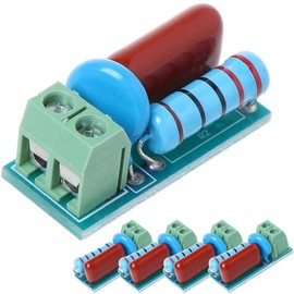 DAOKI RC Snubber/Absorption Circuit Module, Relay Contact Protection Relay Thyristor Resistance Surge Thyristor, DC 5-400V Inductive Load for Prevent Electromagnetic Interference Circuit, 5 PCS