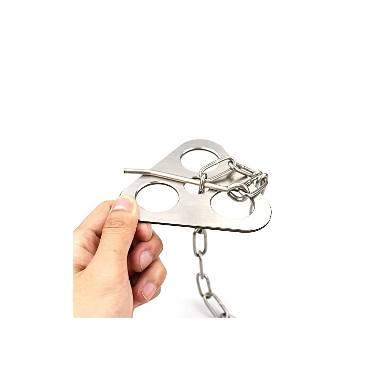 Yuzita Camping Tripod Board: Turns Branches Into Campfire Tripod, Stainless