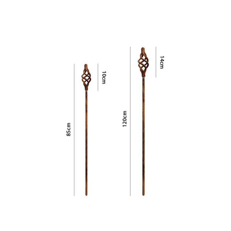 Metal Spiral Garden Stake - Designed to rust - Decorative
